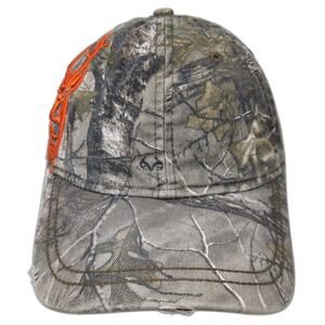 Realtree Strapback Baseball Cap Multi One Size Adjustable Camo 6 Panel Dri-Duck